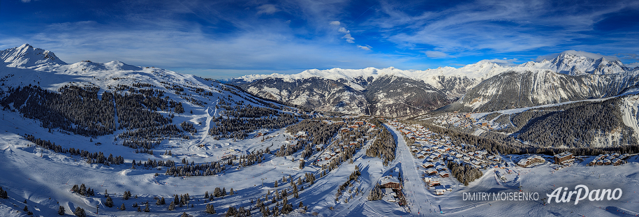 Панорама Куршевеля