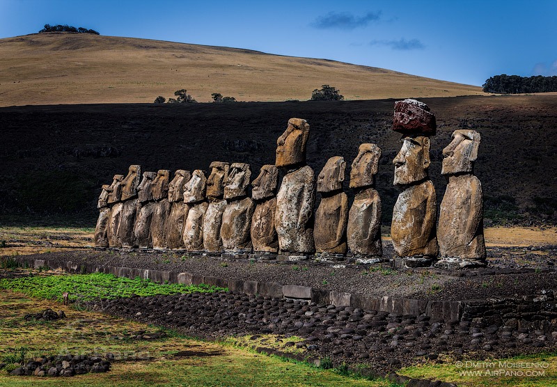 Moai Statues, Easter Island, Chile