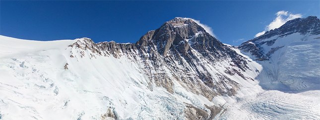 Эверест с рекордной высоты
