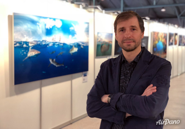 Олег Гапонюк на выставке Moscow Dive Show 2018