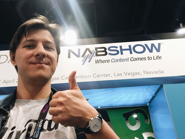 Сергей Семенов на NAB Show