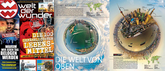 Панорамы AirPano в журнале Welt der Wunder