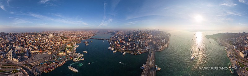 Above the Galata Bridge