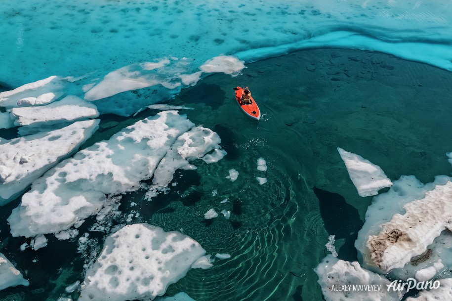 Kayaking at Blue lakes