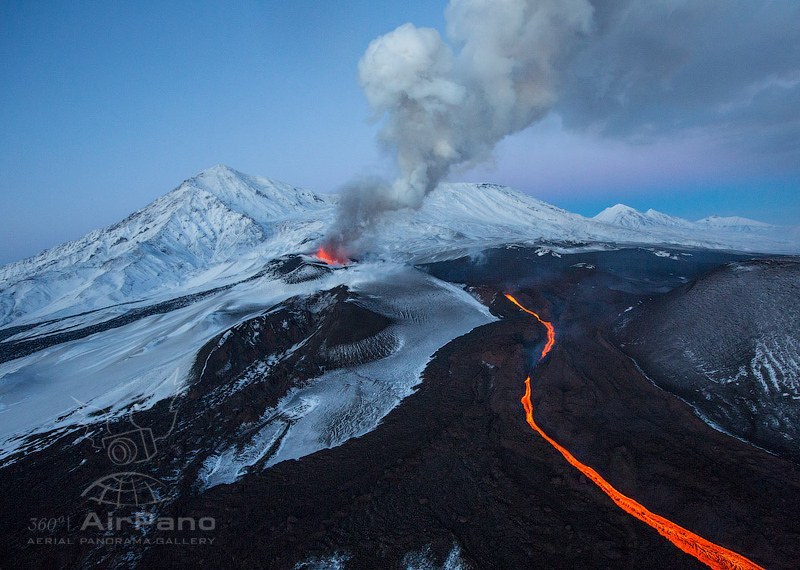 Извержение вулкана Плоский Толбачик, 2012 год