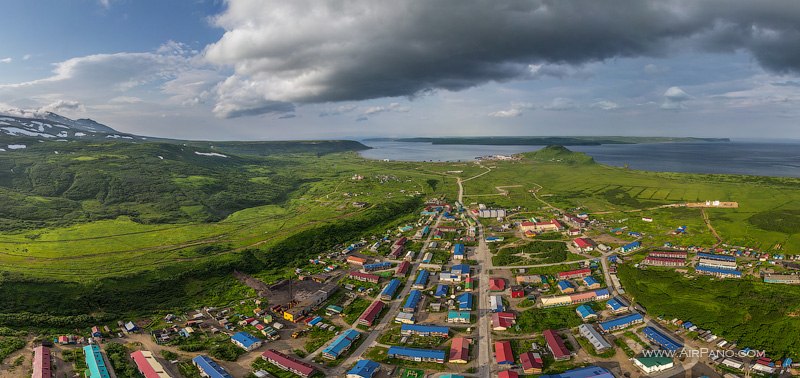 Над Северо-Курильском