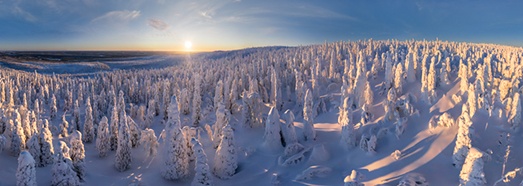 Зимняя сказка. Лапландия, Финляндия