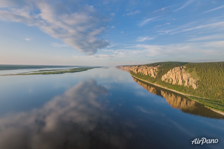 Above Lena river