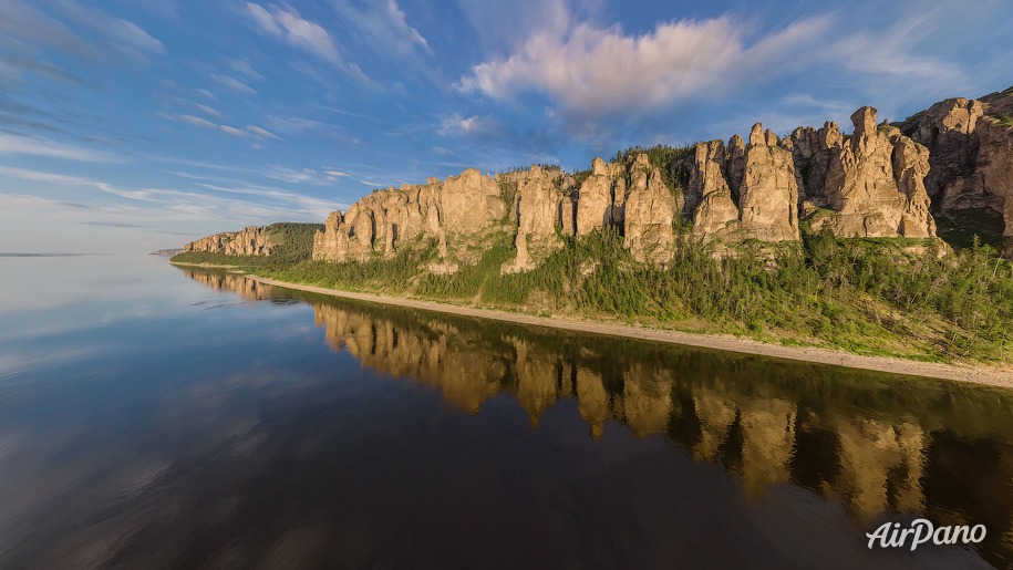 Lena pillars reflections