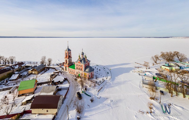 Церковь Сорока Мучеников зимой