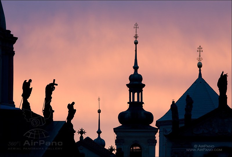 Sculptures at Charles Bridge