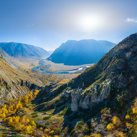 دره چولیشمان در آلتای روسیه