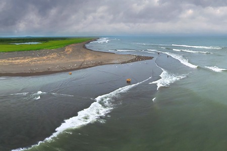 Kamchatka Peninsula, Eastern coast, Bering sea, Russia