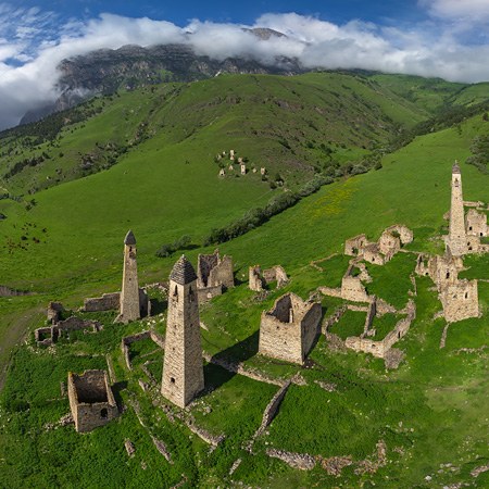 Old Watch Towers, Ingushetia, Russia