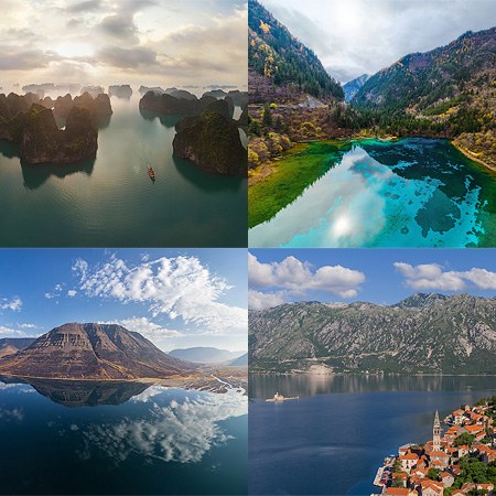 زیباترین مناظر دریاچه‌ها و خلیج‌های جهان