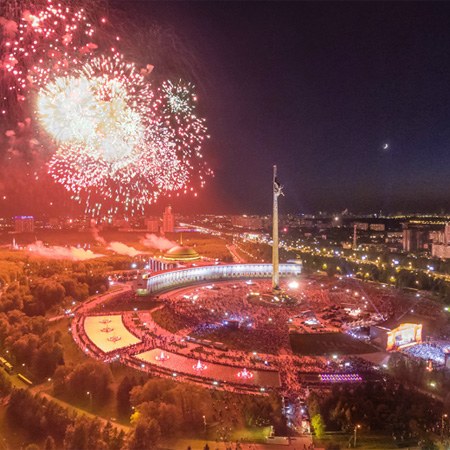 Салют в Москве 9 Мая 2016 