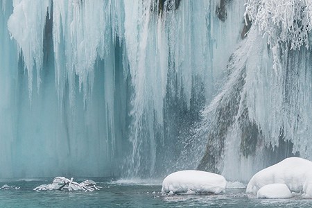Национальный парк Плитвицкие озера зимой, Хорватия
