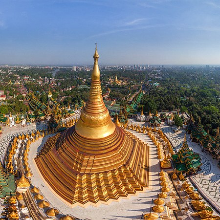 Золотая ступа Шведагон, Мьянма (Бирма) 