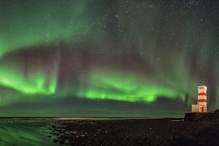 Polar lights in Iceland