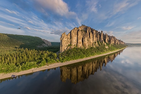 National park Lena Pillars