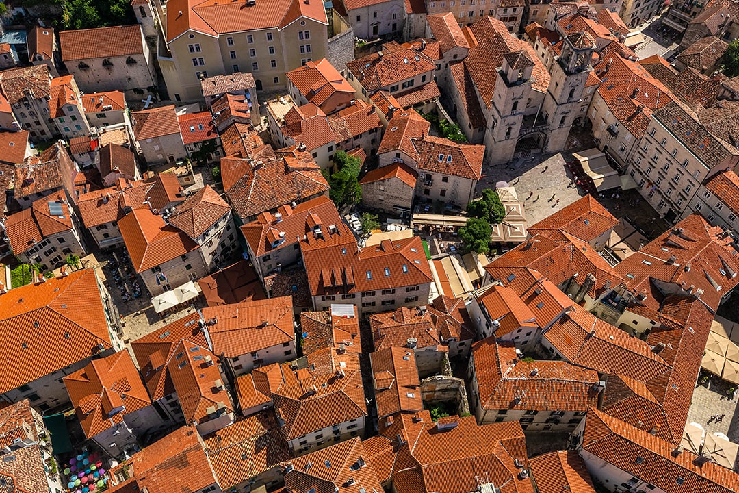 Red Roofs of Montenegro