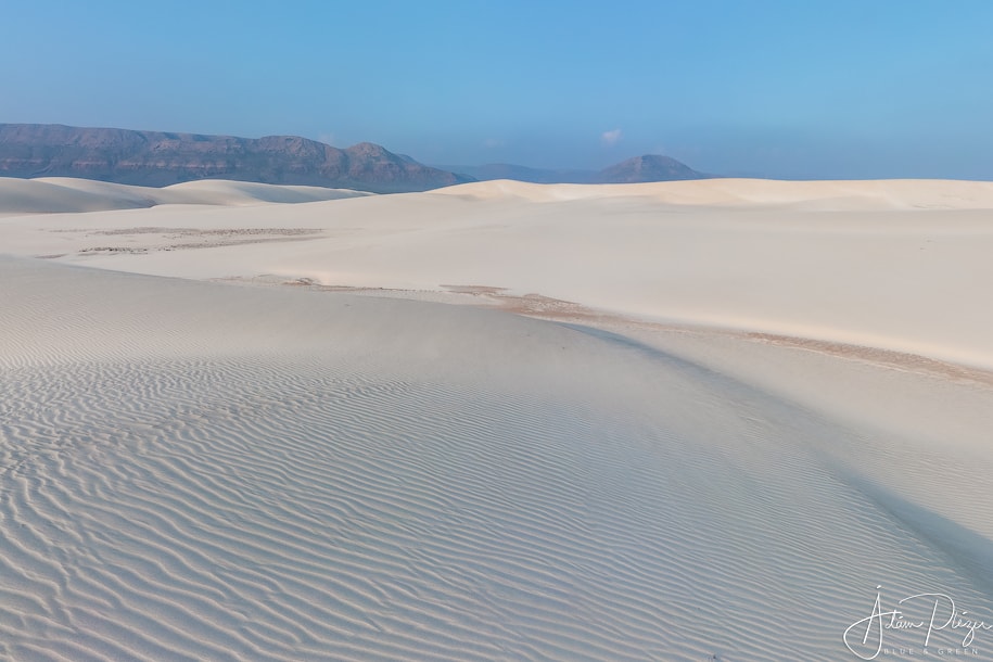 Sand dunes of Archer in the morning