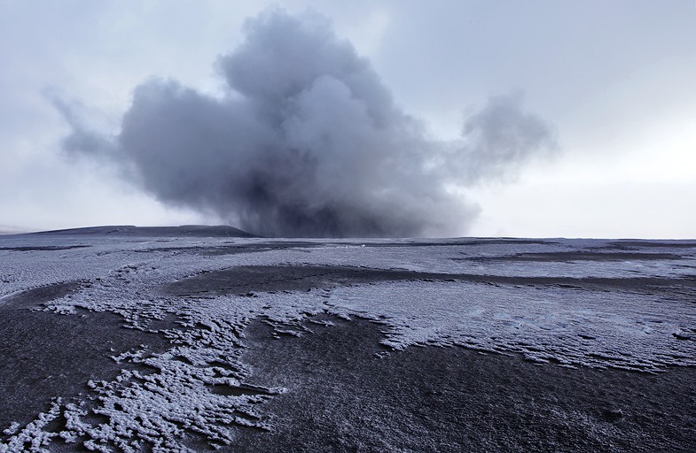 Облако пепла, вулкан Гримсвотн