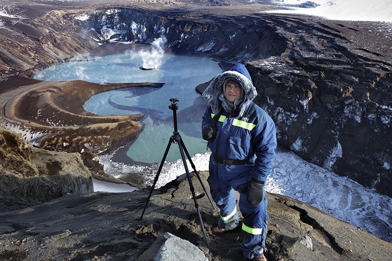 Grimsvotn volcano crater