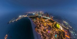 Отель Emirates Palace ночью №1 Отель Emirates Palace ночью №1