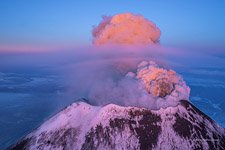 Извержение вулкана Ключевская Сопка №51