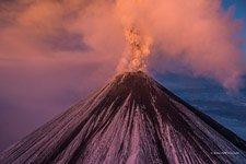 Извержение вулкана Ключевская Сопка №20