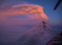 Извержение вулкана Ключевская Сопка №6