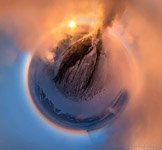Извержение вулкана Ключевская Сопка. Планета №1