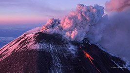 Извержение вулкана Ключевская Сопка №41