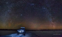 Звездное небо над Камчаткой