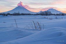 Извержение вулкана Ключевская Сопка №59 Извержение вулкана Ключевская Сопка №59