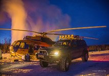 Ночью в Козыревске перед утренним вылетом Ночью в Козыревске перед утренним вылетом