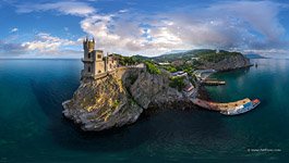 Ласточкино гнездо. Панорама Ласточкино гнездо. Панорама