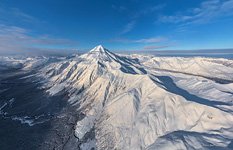Потухший стратовулкан Вилючинская Сопка, Камчатка, Россия