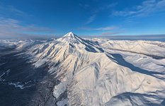 Потухший стратовулкан Вилючинская Сопка, Камчатка, Россия Потухший стратовулкан Вилючинская Сопка, Камчатка, Россия