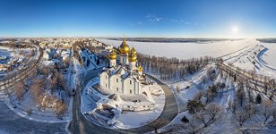 Успенский собор с высоты птичьего полета №1 Успенский собор с высоты птичьего полета №1