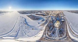 Успенский собор с высоты птичьего полета №4 Успенский собор с высоты птичьего полета №4