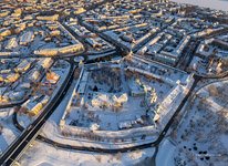 Спасо-Преображенский монастырь с высоты Спасо-Преображенский монастырь с высоты