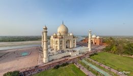 Taj Mahal from the south-west