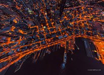Над ночной гаванью Эллиотт Бэй Над ночной гаванью Эллиотт Бэй