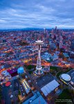 Space Needle in the evening