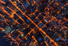 Центральный Деловой район ночью №2 Центральный Деловой район ночью №2
