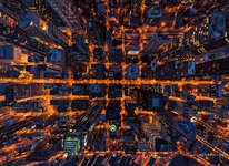 Центральный Деловой район ночью №1 Центральный Деловой район ночью №1