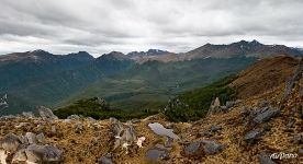 Национальный парк Фьордленд. Род Поинт с Воздуха