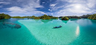 Острова Ваяг с воздуха, архипелаг Раджа-Ампат, Индонезия, #14